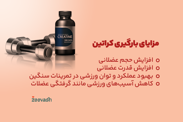 مزایای بارگیری کراتین